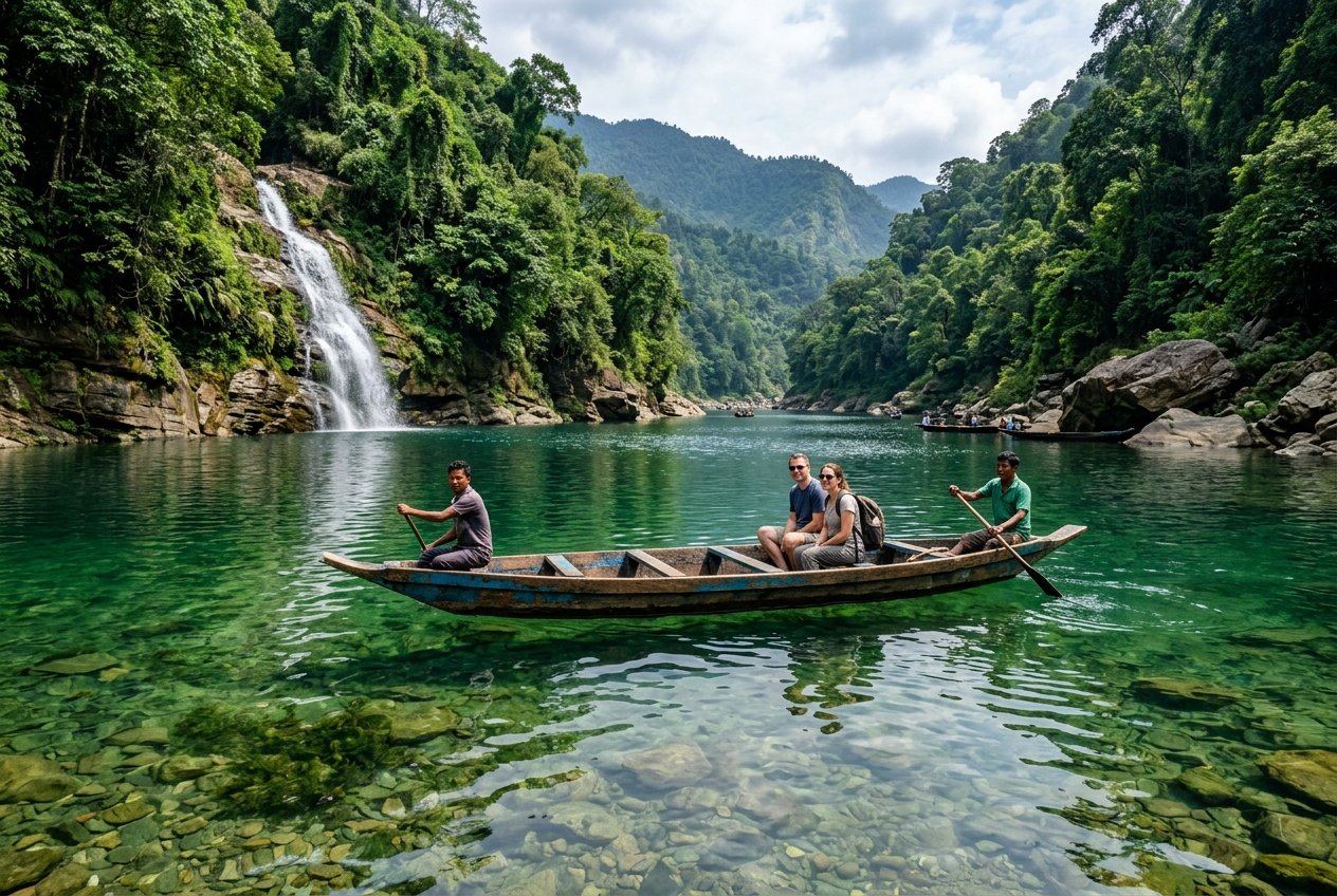 Meghalaya Dawki River